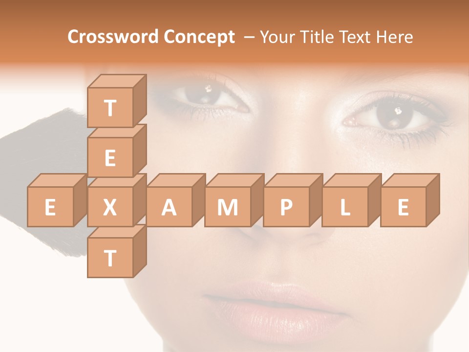 Isolated Make Skin PowerPoint Template