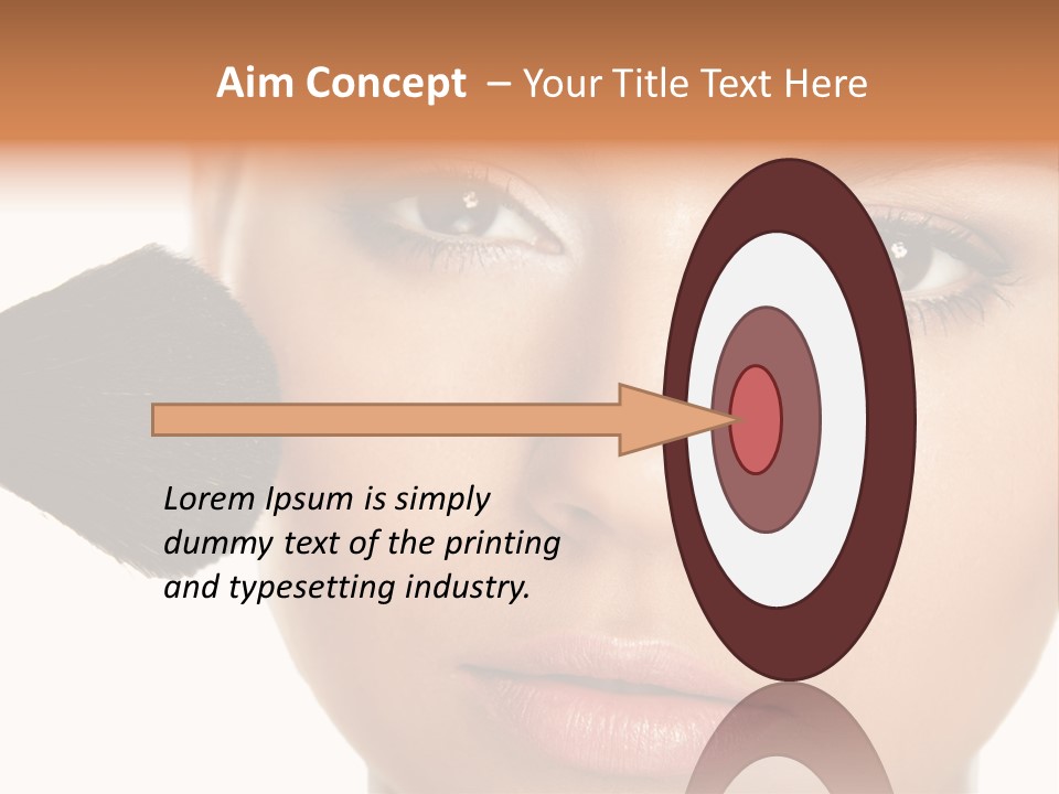 Isolated Make Skin PowerPoint Template