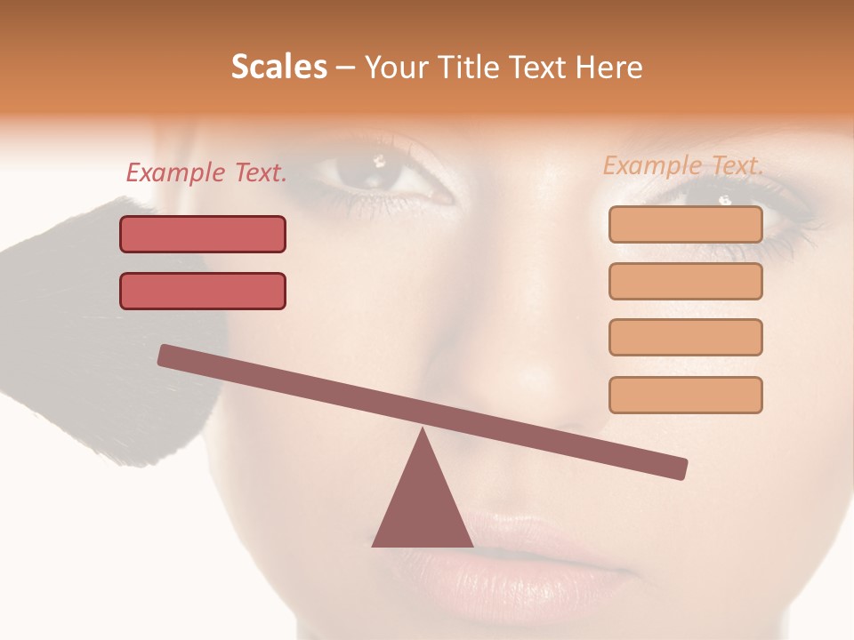 Isolated Make Skin PowerPoint Template