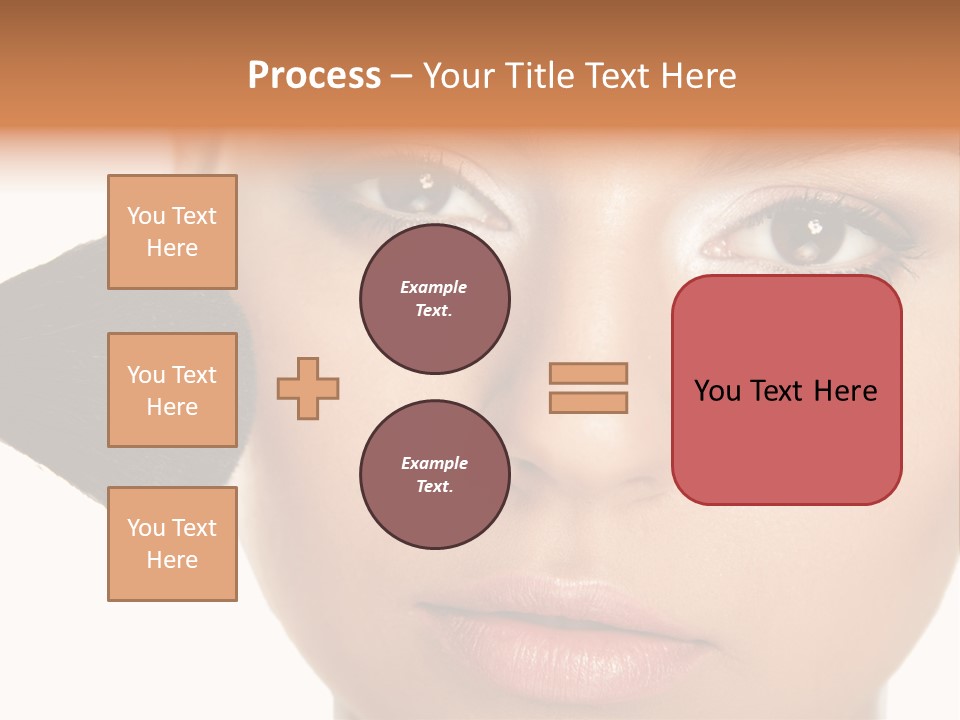 Isolated Make Skin PowerPoint Template