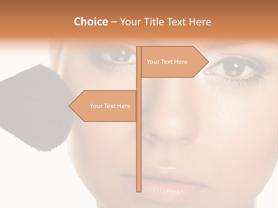 Isolated Make Skin PowerPoint Template