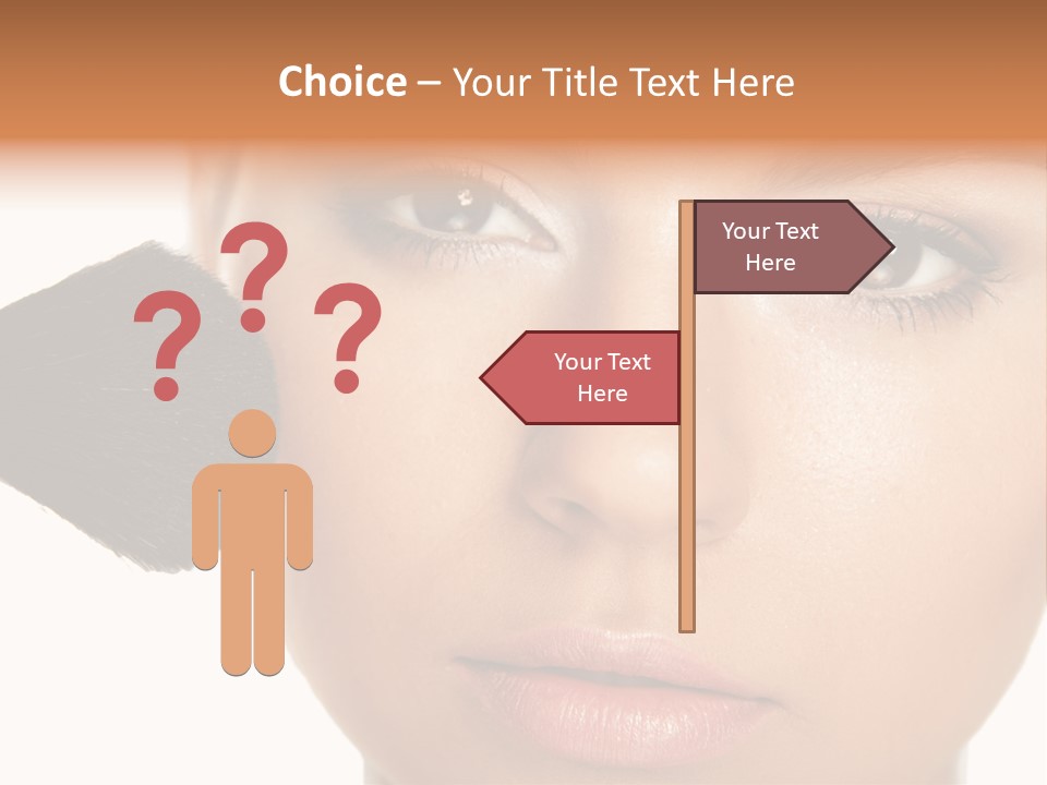 Isolated Make Skin PowerPoint Template
