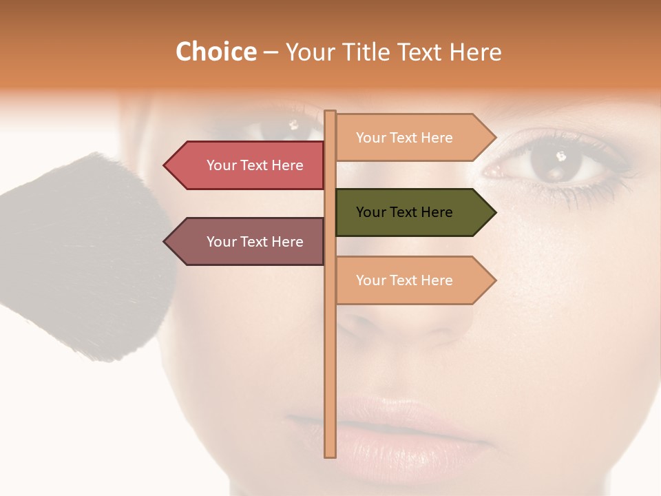 Isolated Make Skin PowerPoint Template