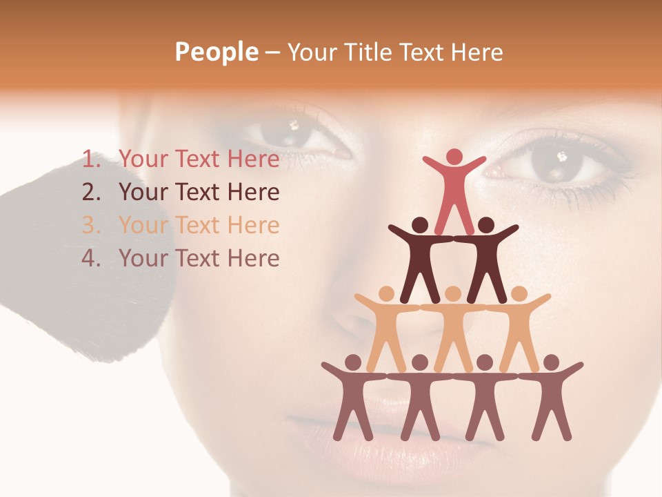Isolated Make Skin PowerPoint Template