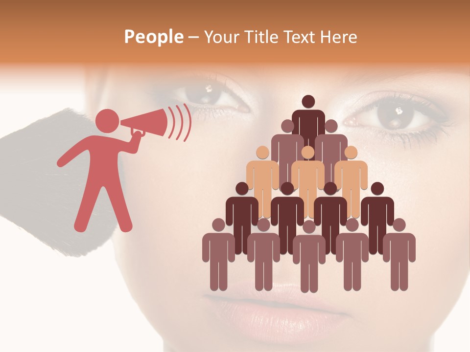 Isolated Make Skin PowerPoint Template