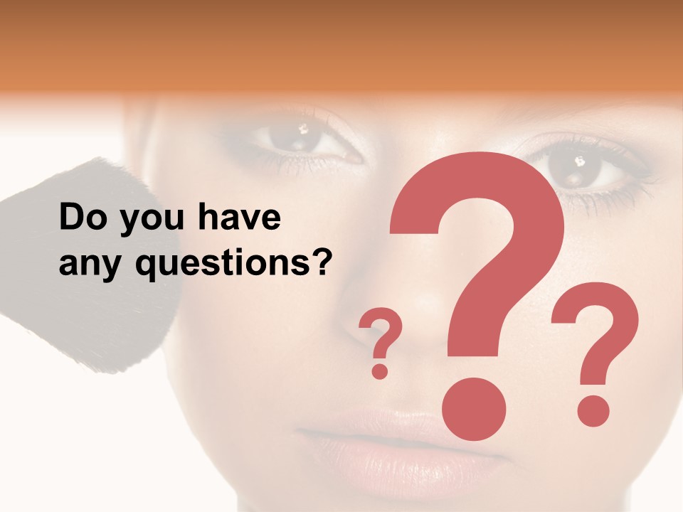 Isolated Make Skin PowerPoint Template