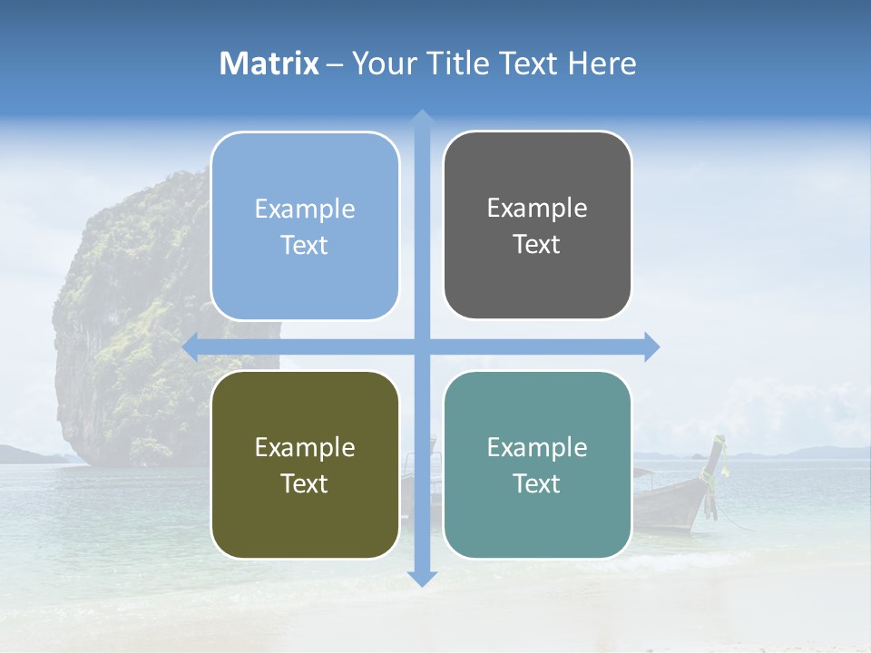 Holiday Concept Relaxation PowerPoint Template