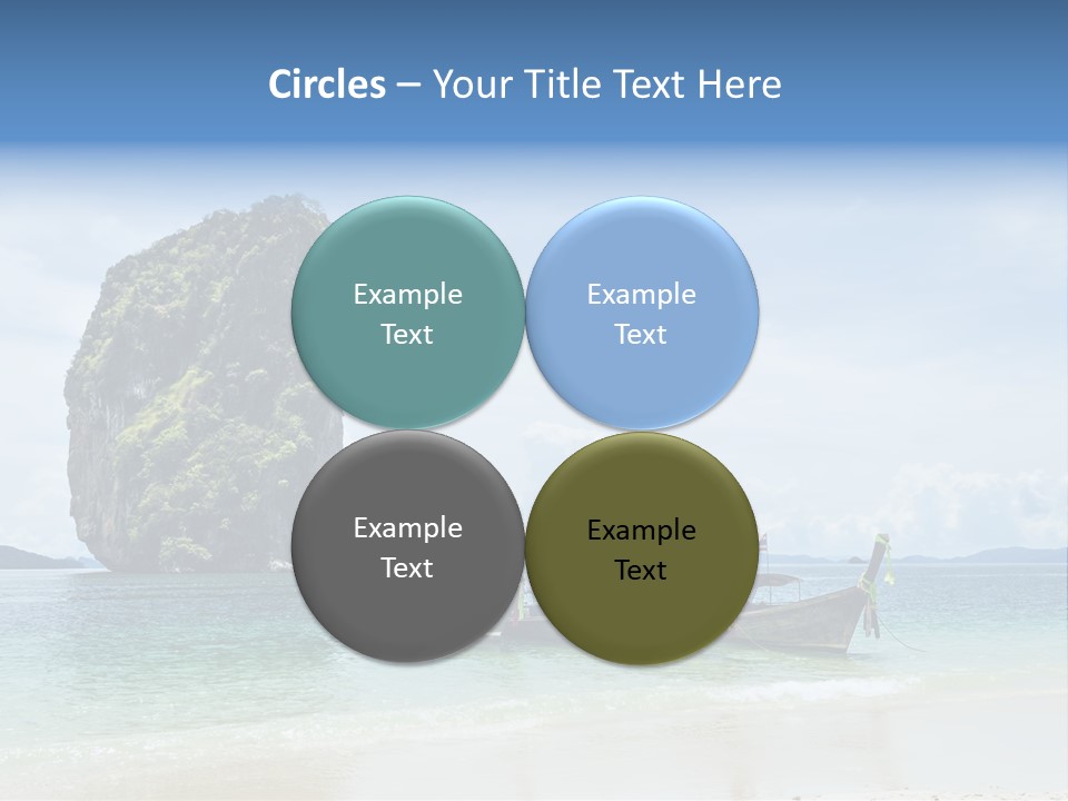 Holiday Concept Relaxation PowerPoint Template
