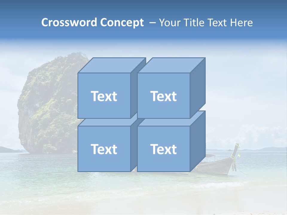 Holiday Concept Relaxation PowerPoint Template