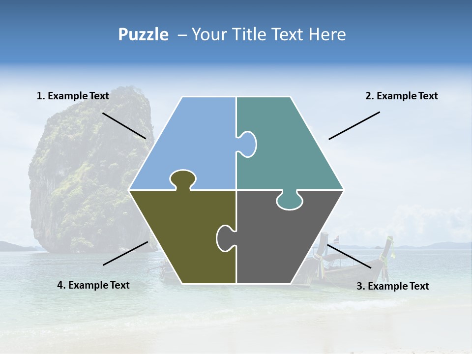 Holiday Concept Relaxation PowerPoint Template