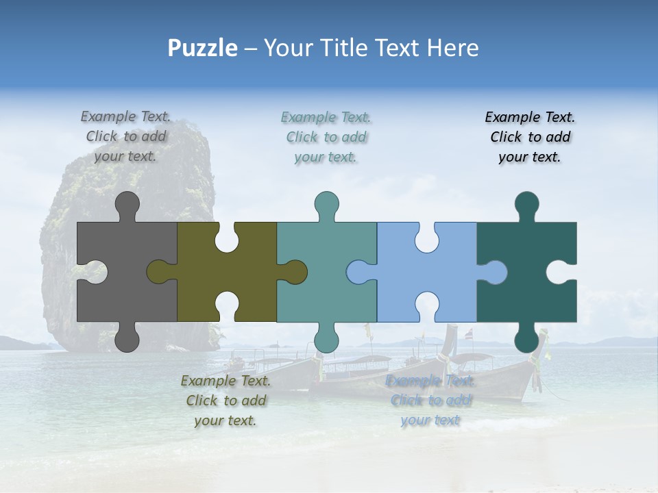Holiday Concept Relaxation PowerPoint Template