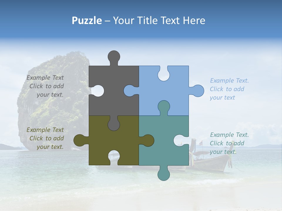 Holiday Concept Relaxation PowerPoint Template