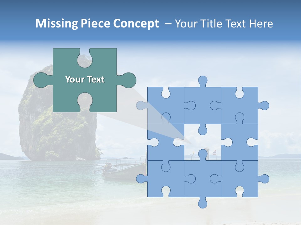 Holiday Concept Relaxation PowerPoint Template