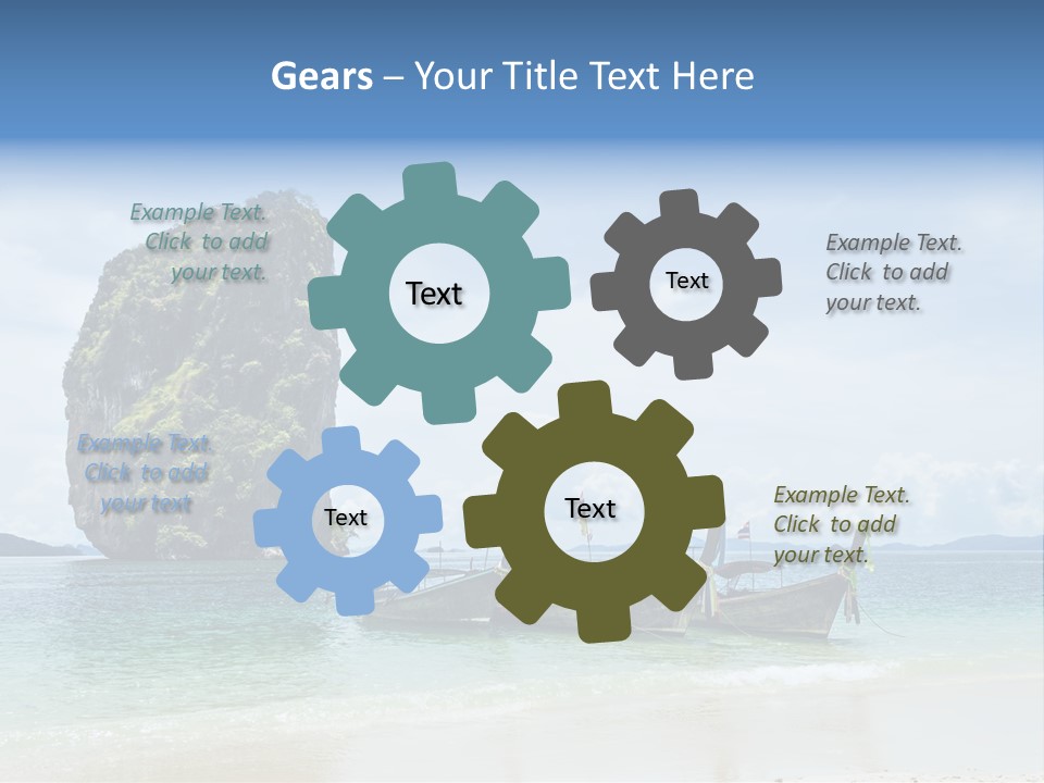 Holiday Concept Relaxation PowerPoint Template