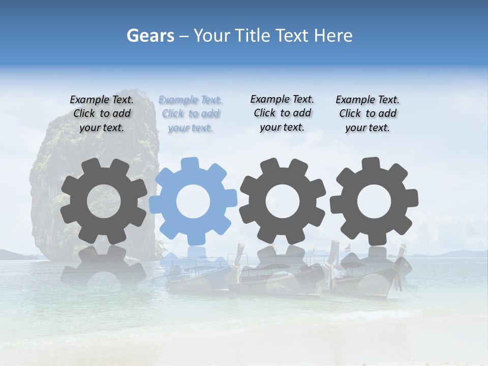 Holiday Concept Relaxation PowerPoint Template