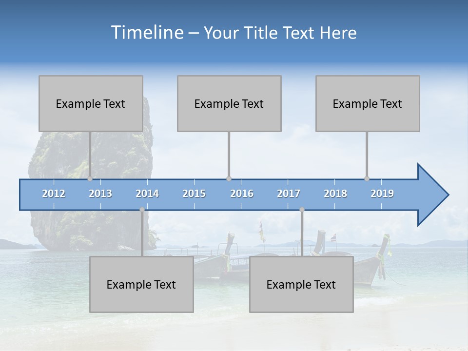 Holiday Concept Relaxation PowerPoint Template