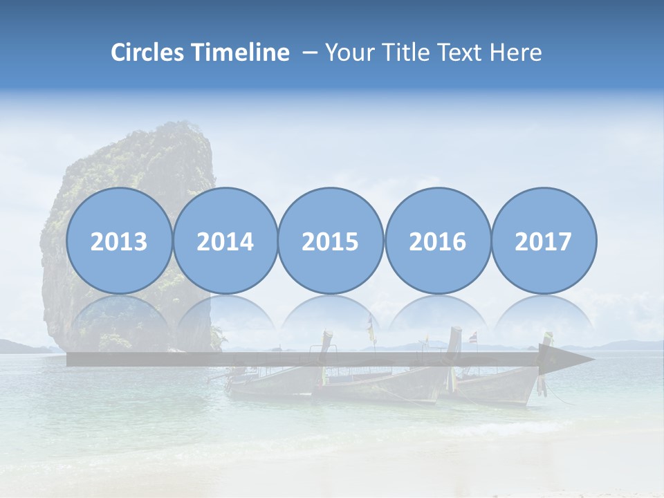 Holiday Concept Relaxation PowerPoint Template