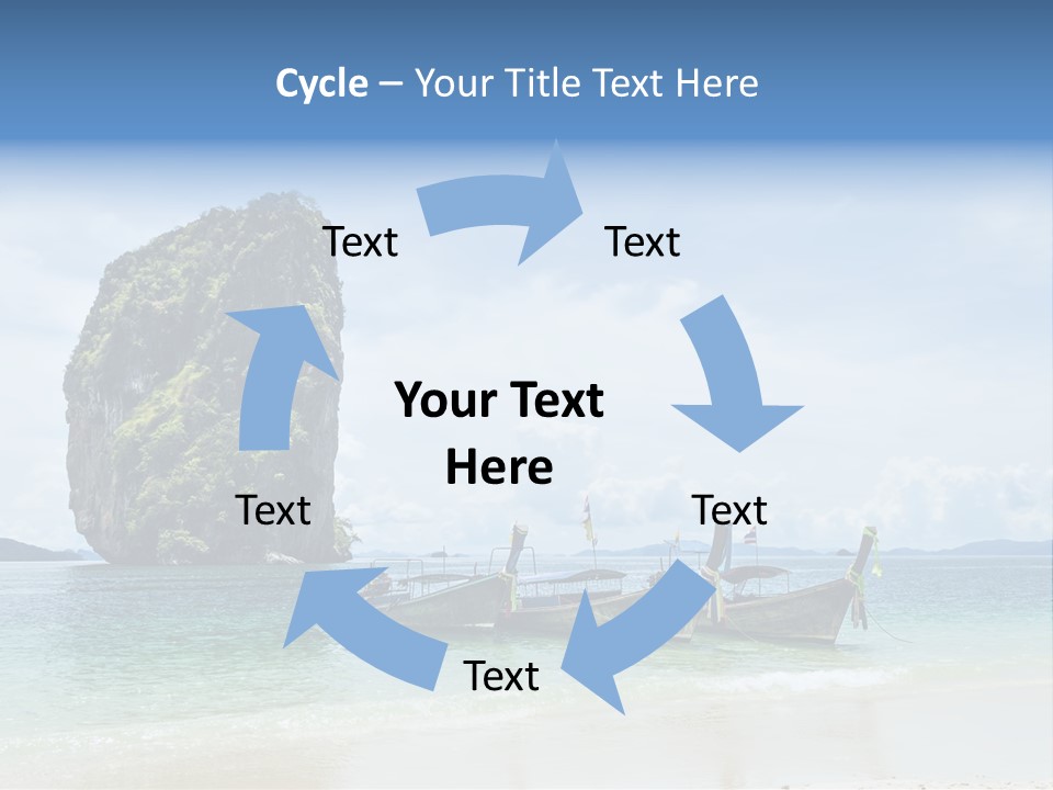 Holiday Concept Relaxation PowerPoint Template