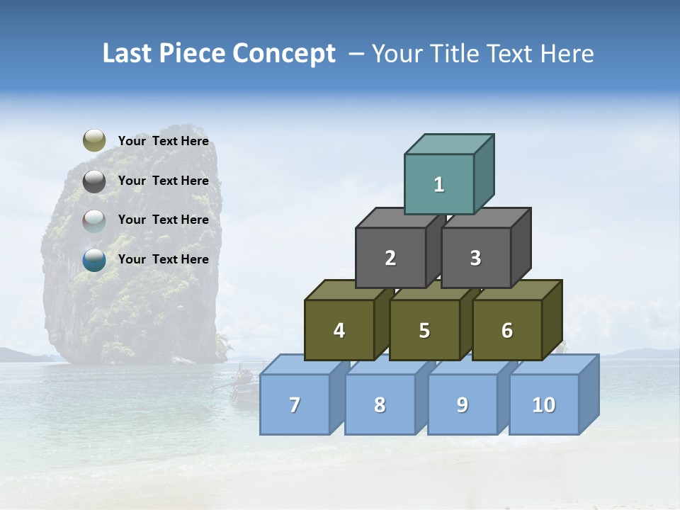 Holiday Concept Relaxation PowerPoint Template