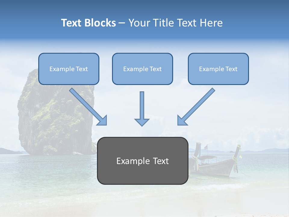 Holiday Concept Relaxation PowerPoint Template