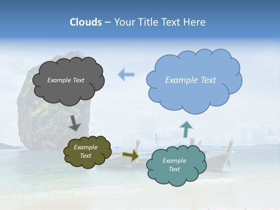 Holiday Concept Relaxation PowerPoint Template