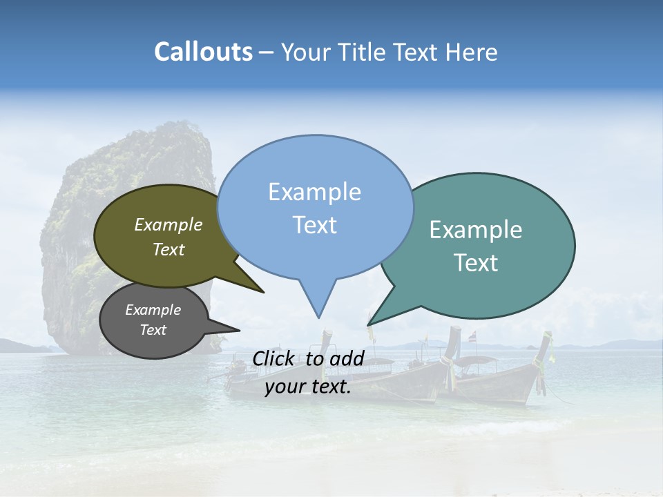 Holiday Concept Relaxation PowerPoint Template
