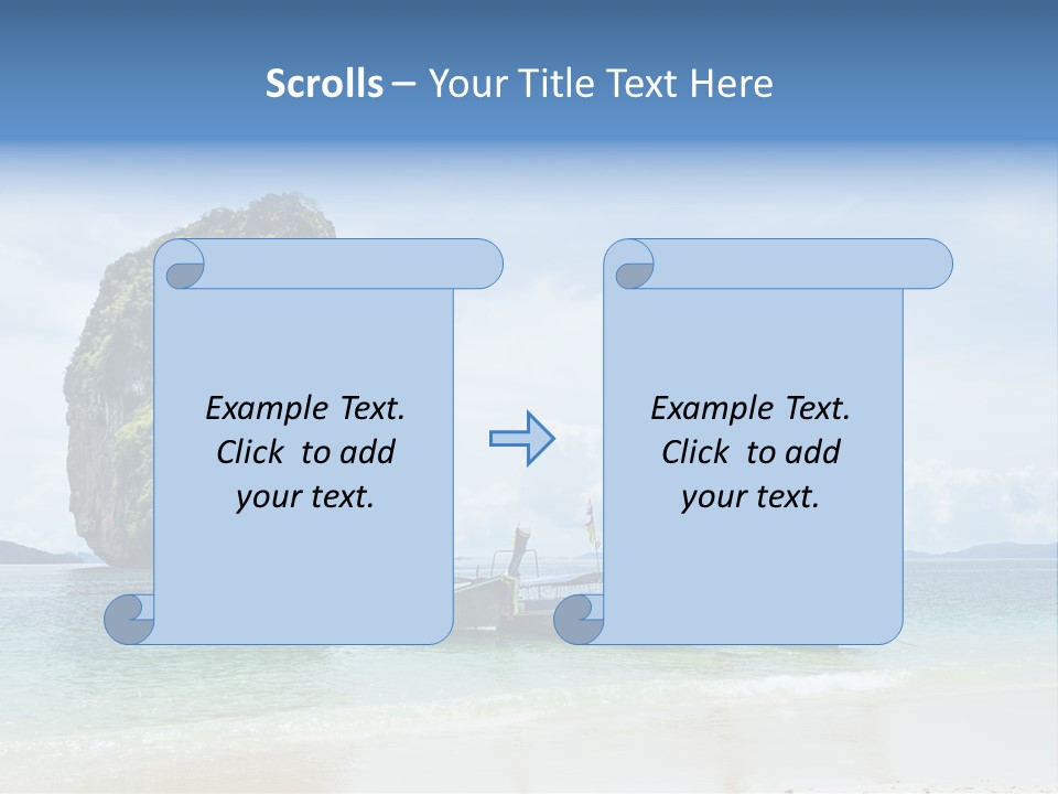Holiday Concept Relaxation PowerPoint Template