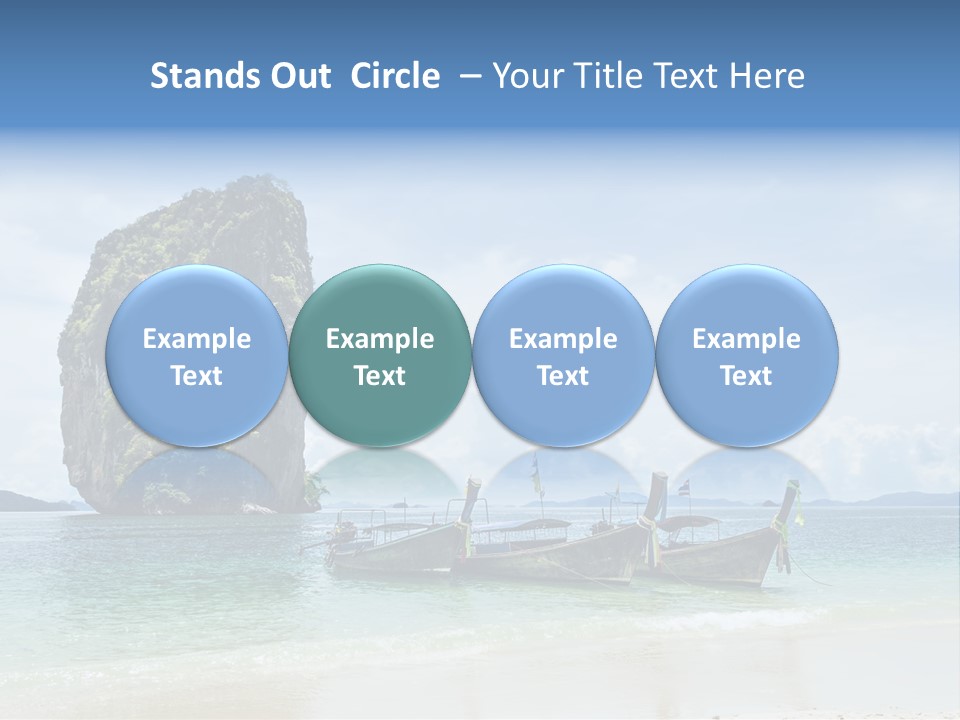 Holiday Concept Relaxation PowerPoint Template