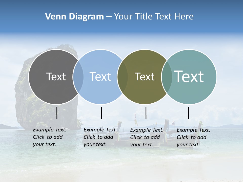 Holiday Concept Relaxation PowerPoint Template