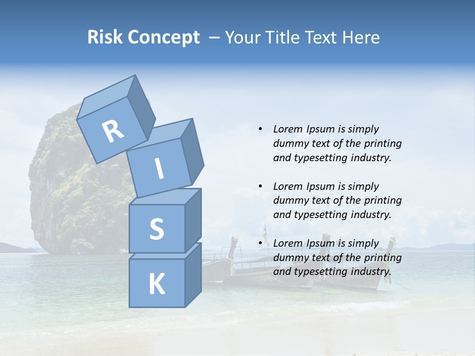 Holiday Concept Relaxation PowerPoint Template