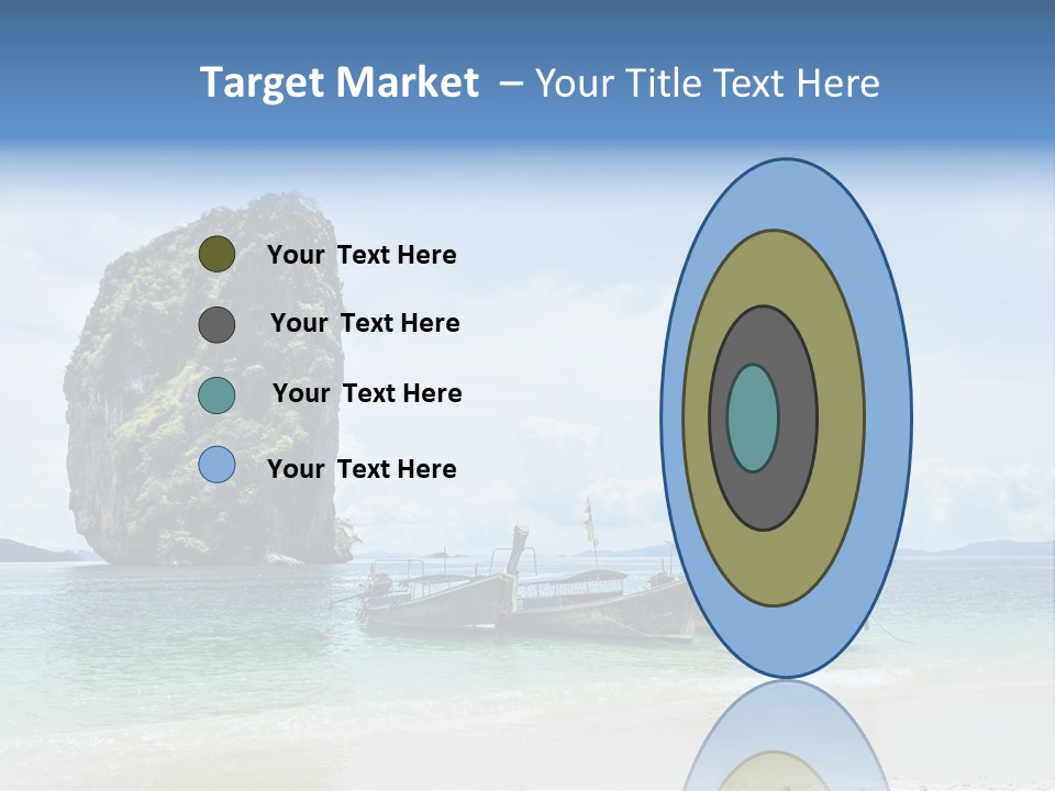 Holiday Concept Relaxation PowerPoint Template