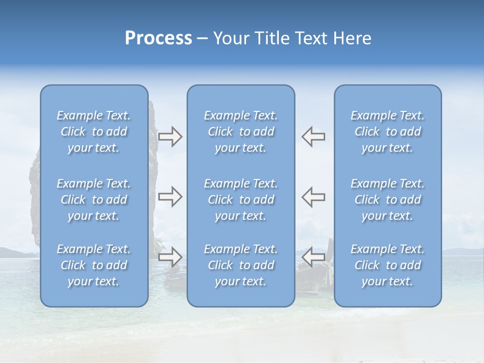 Holiday Concept Relaxation PowerPoint Template