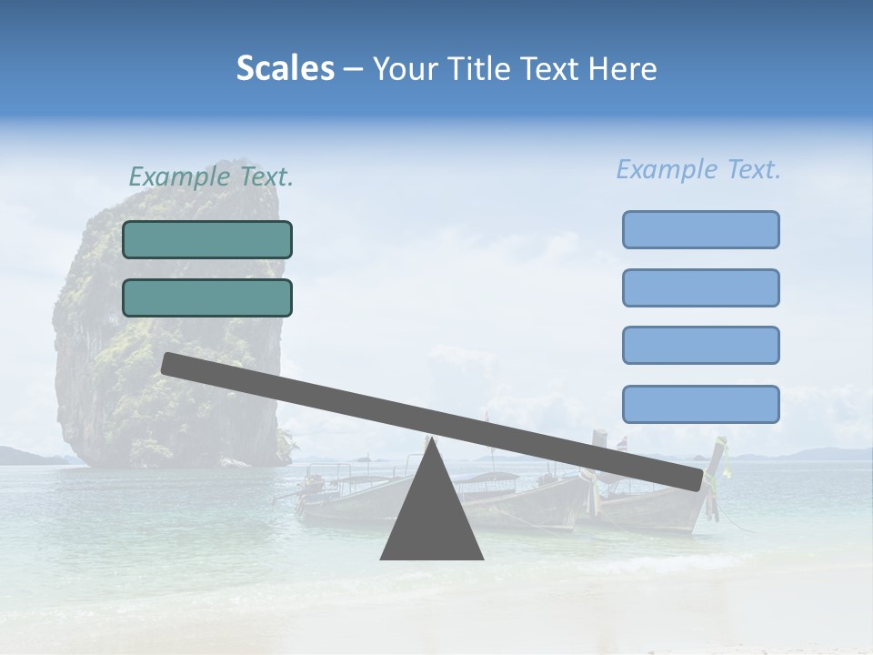 Holiday Concept Relaxation PowerPoint Template