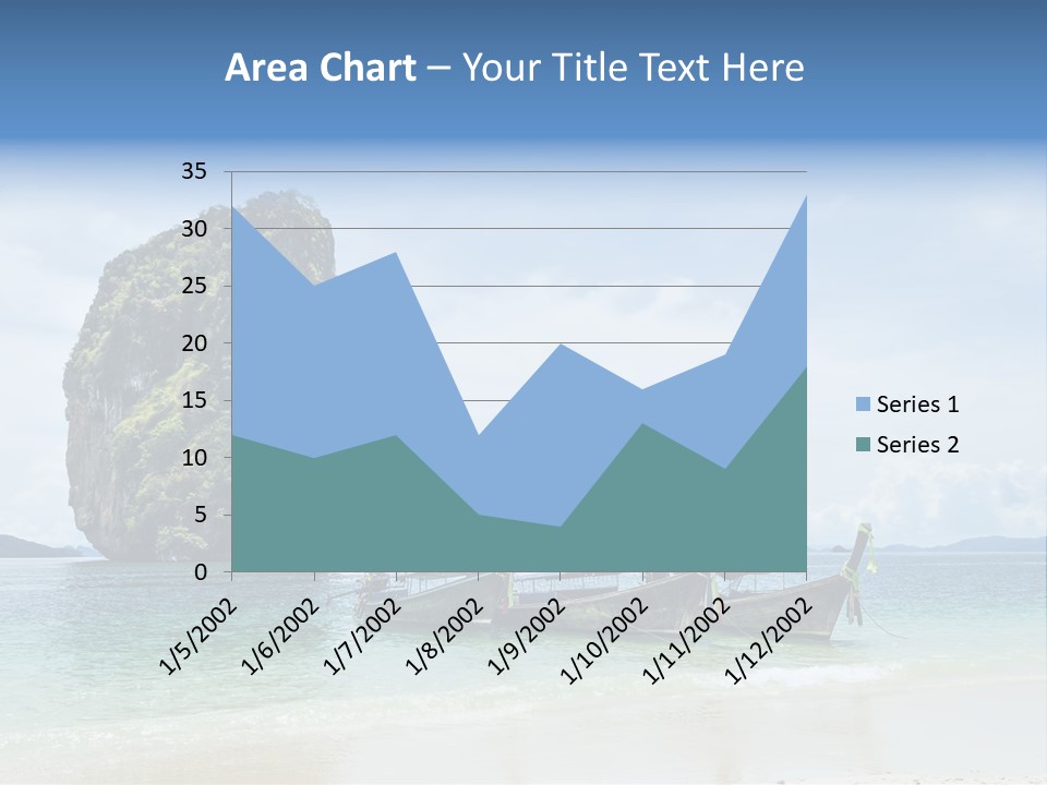 Holiday Concept Relaxation PowerPoint Template