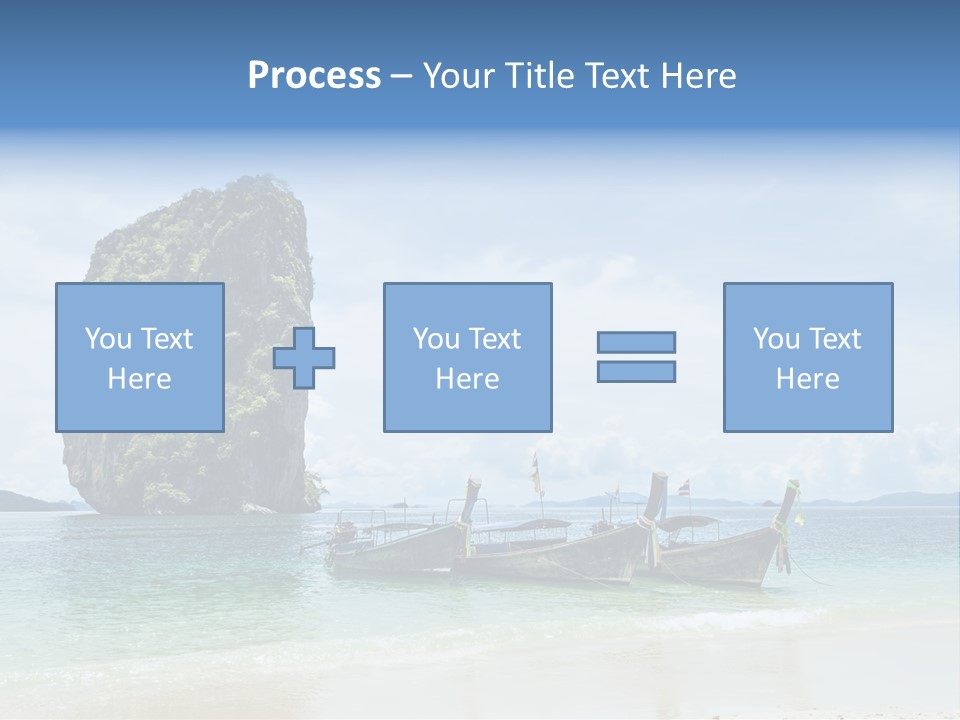 Holiday Concept Relaxation PowerPoint Template