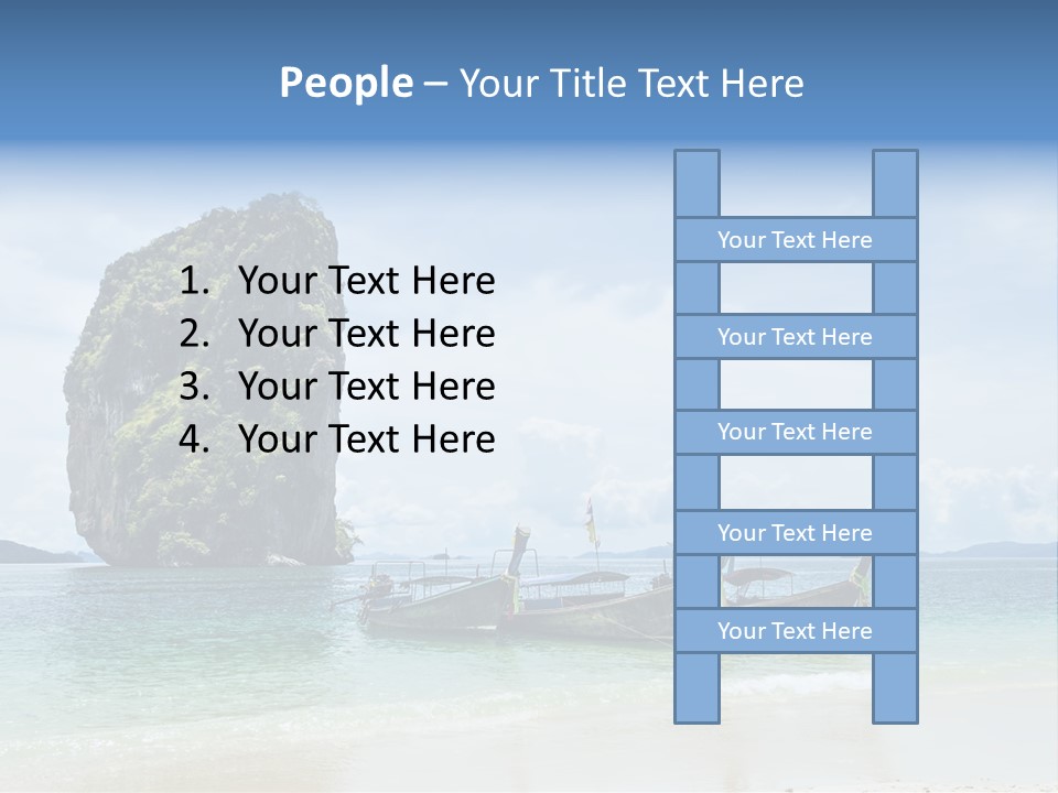 Holiday Concept Relaxation PowerPoint Template