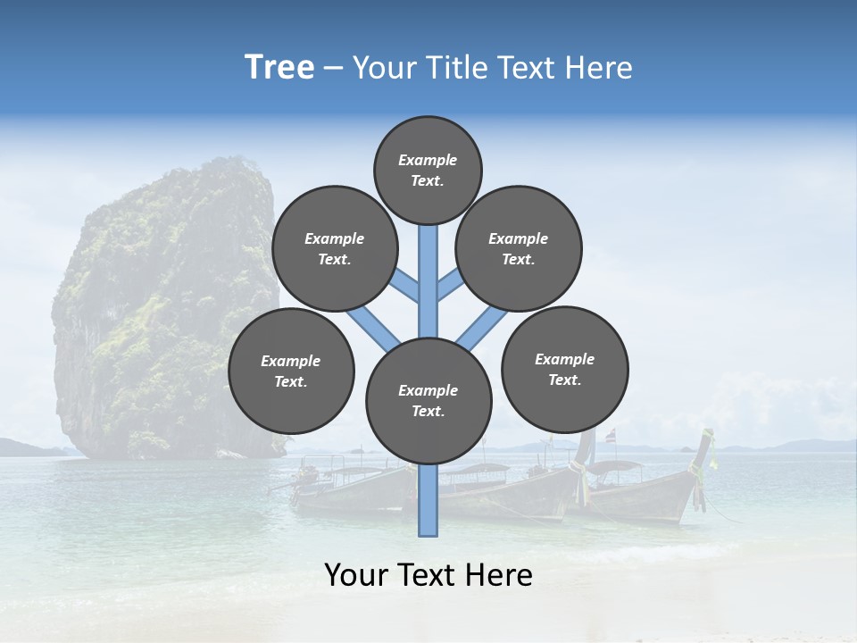 Holiday Concept Relaxation PowerPoint Template