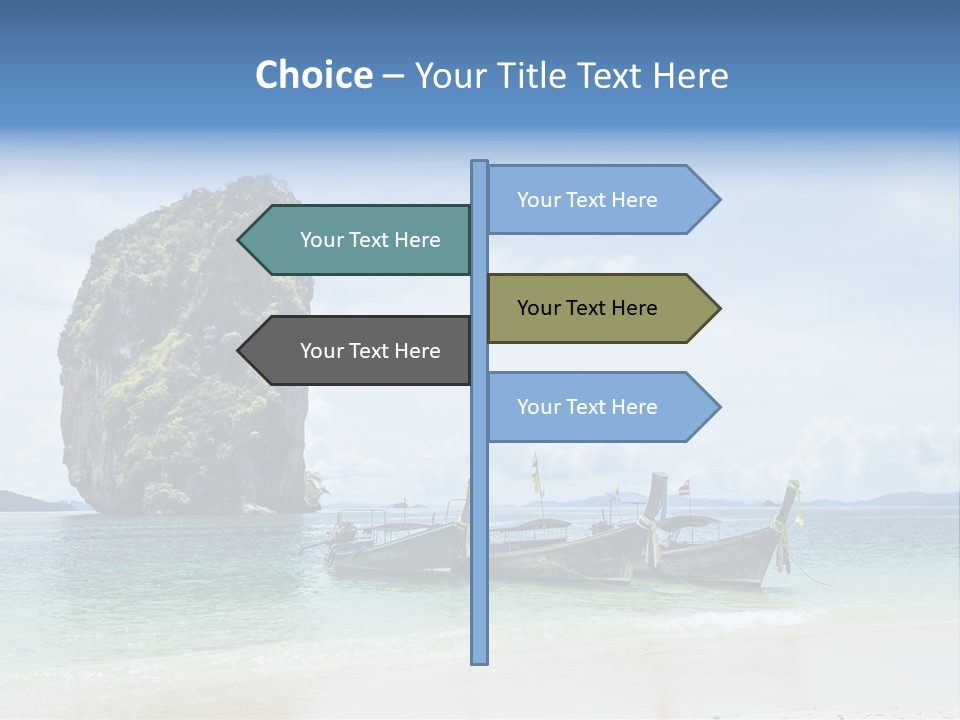 Holiday Concept Relaxation PowerPoint Template