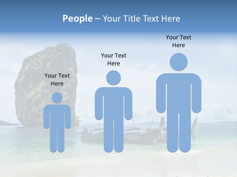 Holiday Concept Relaxation PowerPoint Template