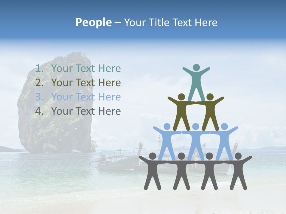 Holiday Concept Relaxation PowerPoint Template