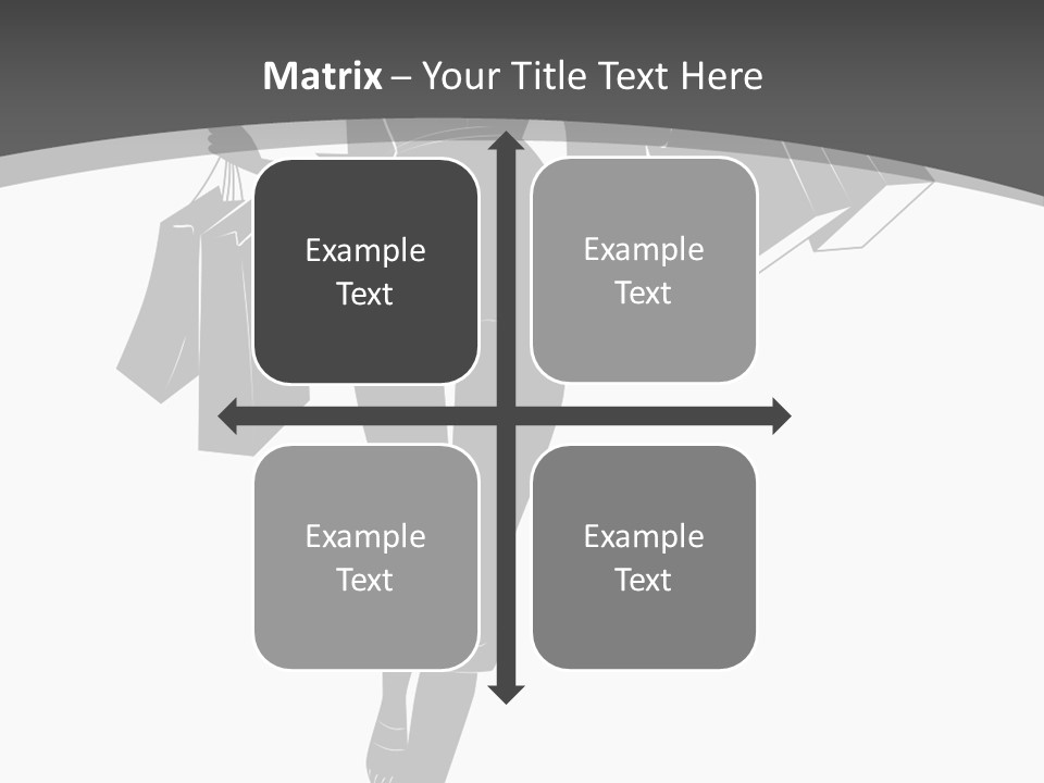 Lady Shadow Enjoy PowerPoint Template