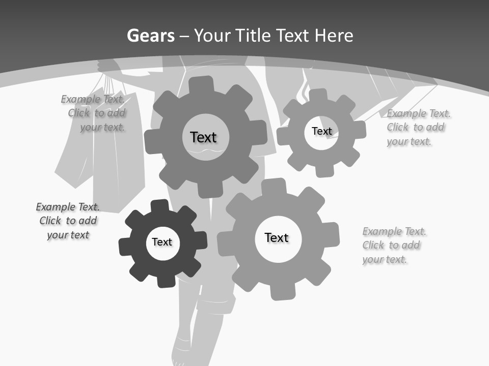 Lady Shadow Enjoy PowerPoint Template