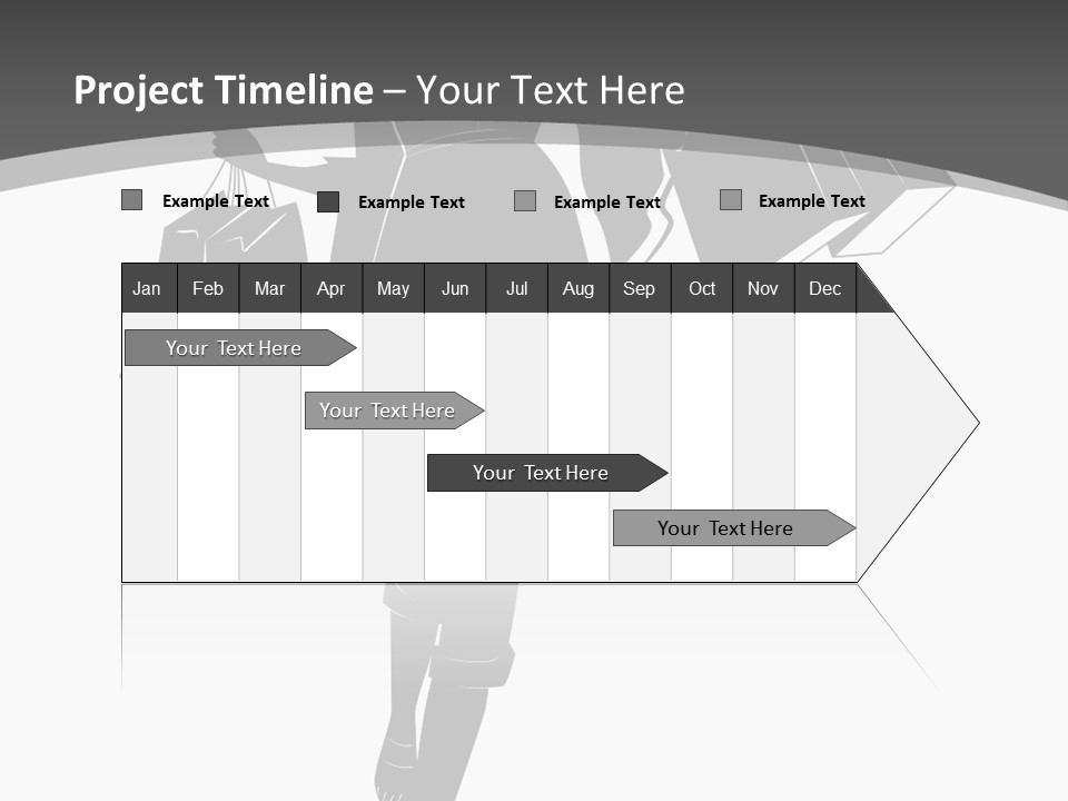 Lady Shadow Enjoy PowerPoint Template