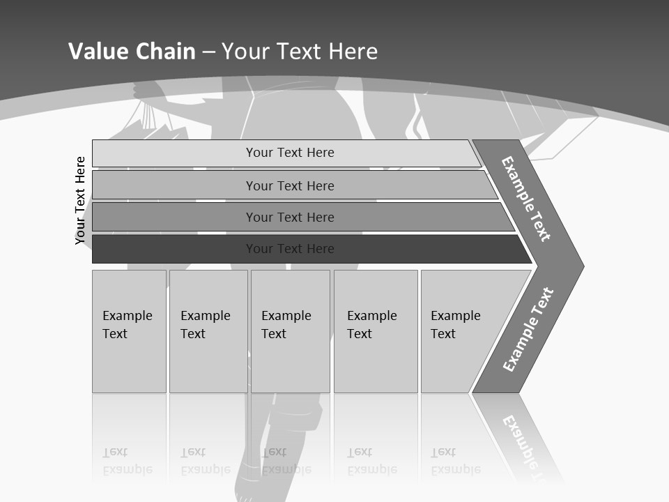 Lady Shadow Enjoy PowerPoint Template