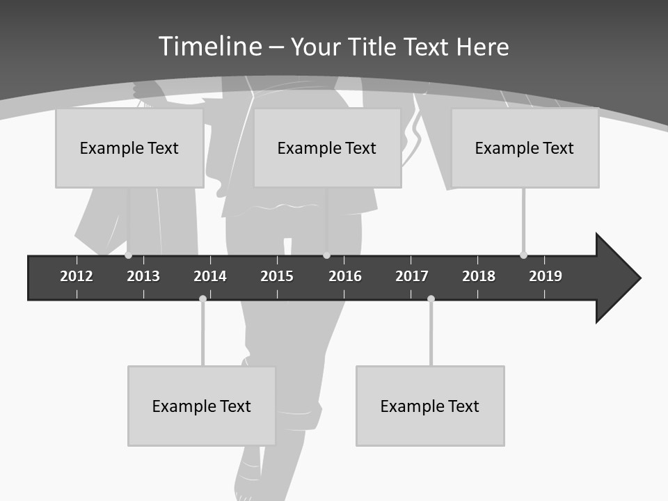 Lady Shadow Enjoy PowerPoint Template