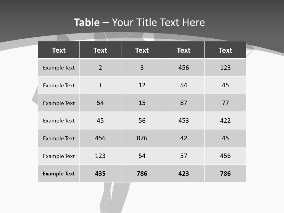 Lady Shadow Enjoy PowerPoint Template