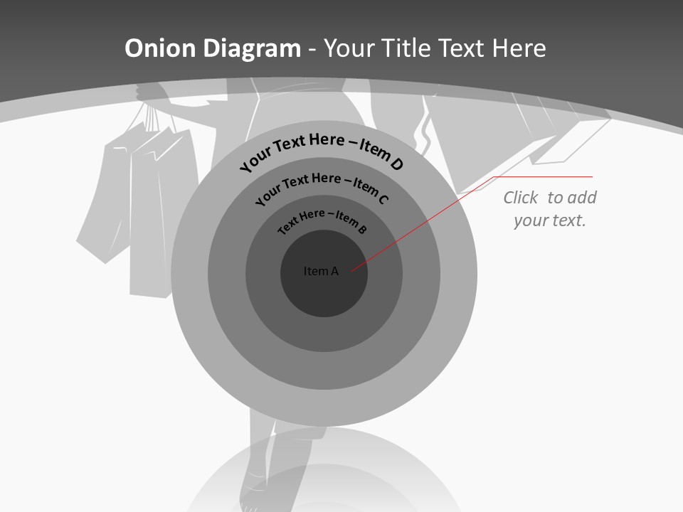 Lady Shadow Enjoy PowerPoint Template