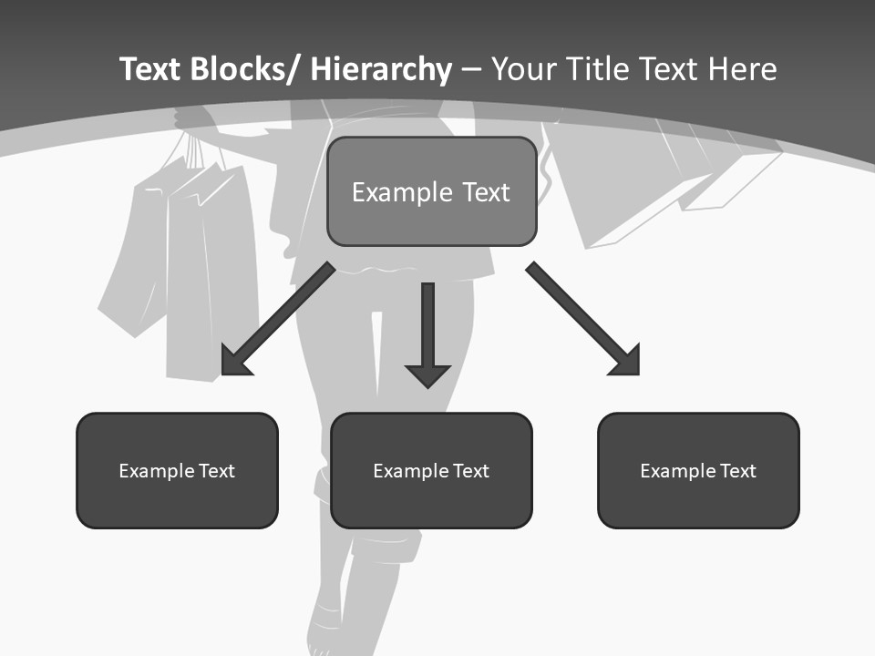 Lady Shadow Enjoy PowerPoint Template