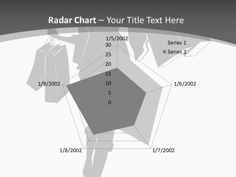 Lady Shadow Enjoy PowerPoint Template