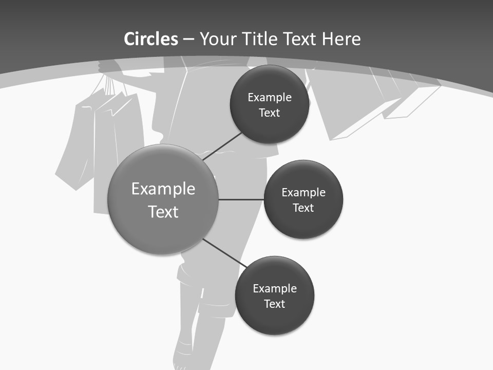 Lady Shadow Enjoy PowerPoint Template